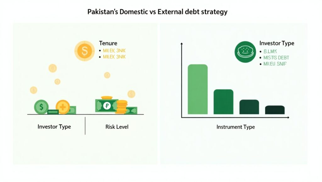 Pakistan's Domestic vs External debt strategy